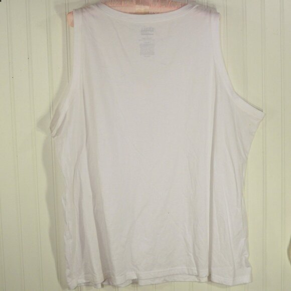 Basic Editions Woman *Tank Top, Lase, 2X - Picture 3 of 5